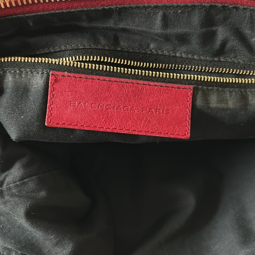 Red balenciaga boho bag - Picture 3 of 3